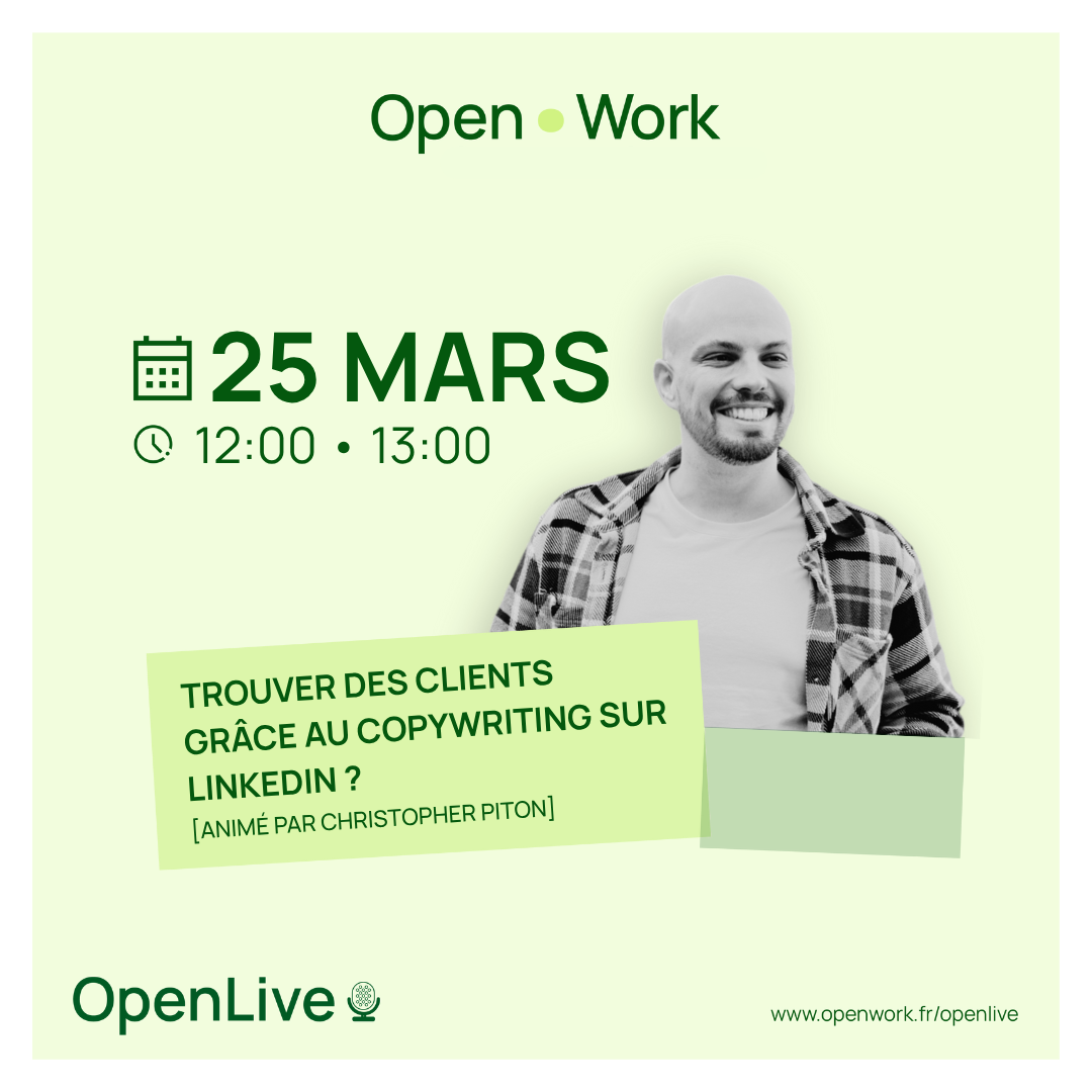 OpenLive Trouver des clients grâce au copywriting sur Linkedin ?