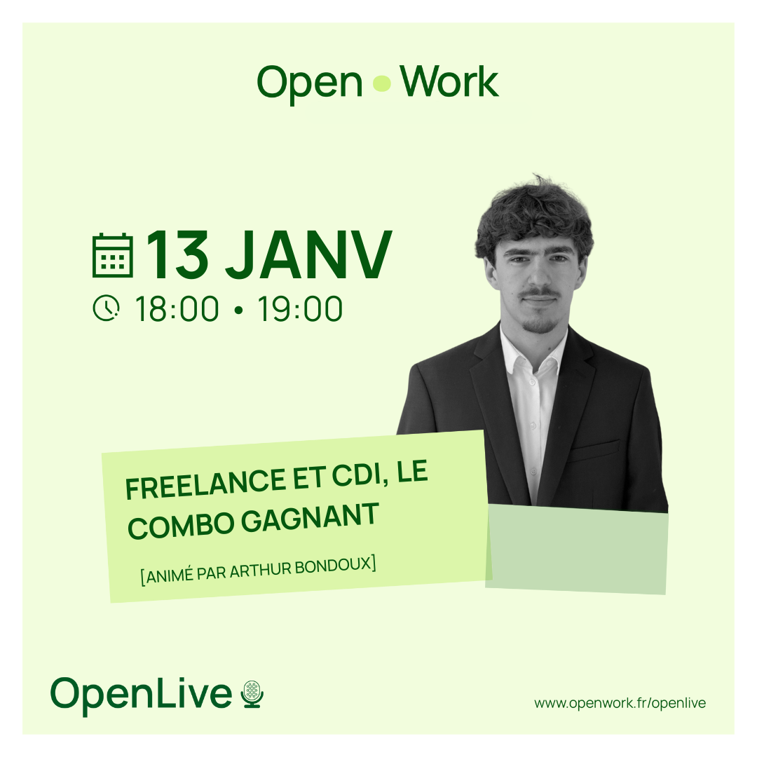 OpenLive Freelance et CDI, le combo gagnant