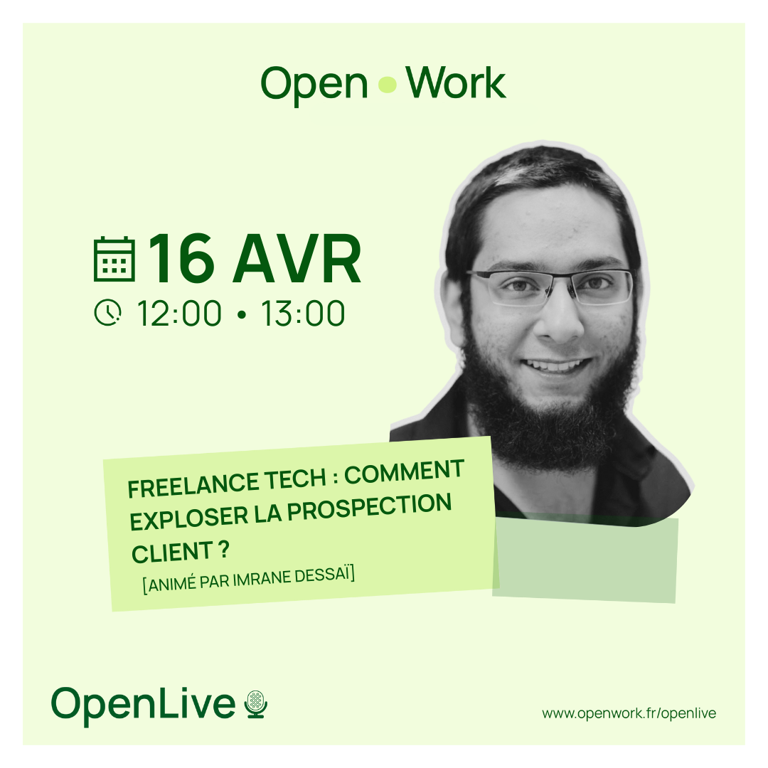 OpenLive Freelance Tech : Comment exploser la prospection client ?