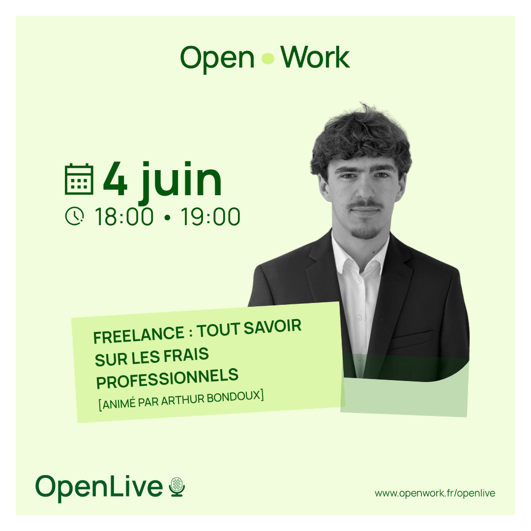OpenLive Freelance : tout savoir sur les frais professionnels
