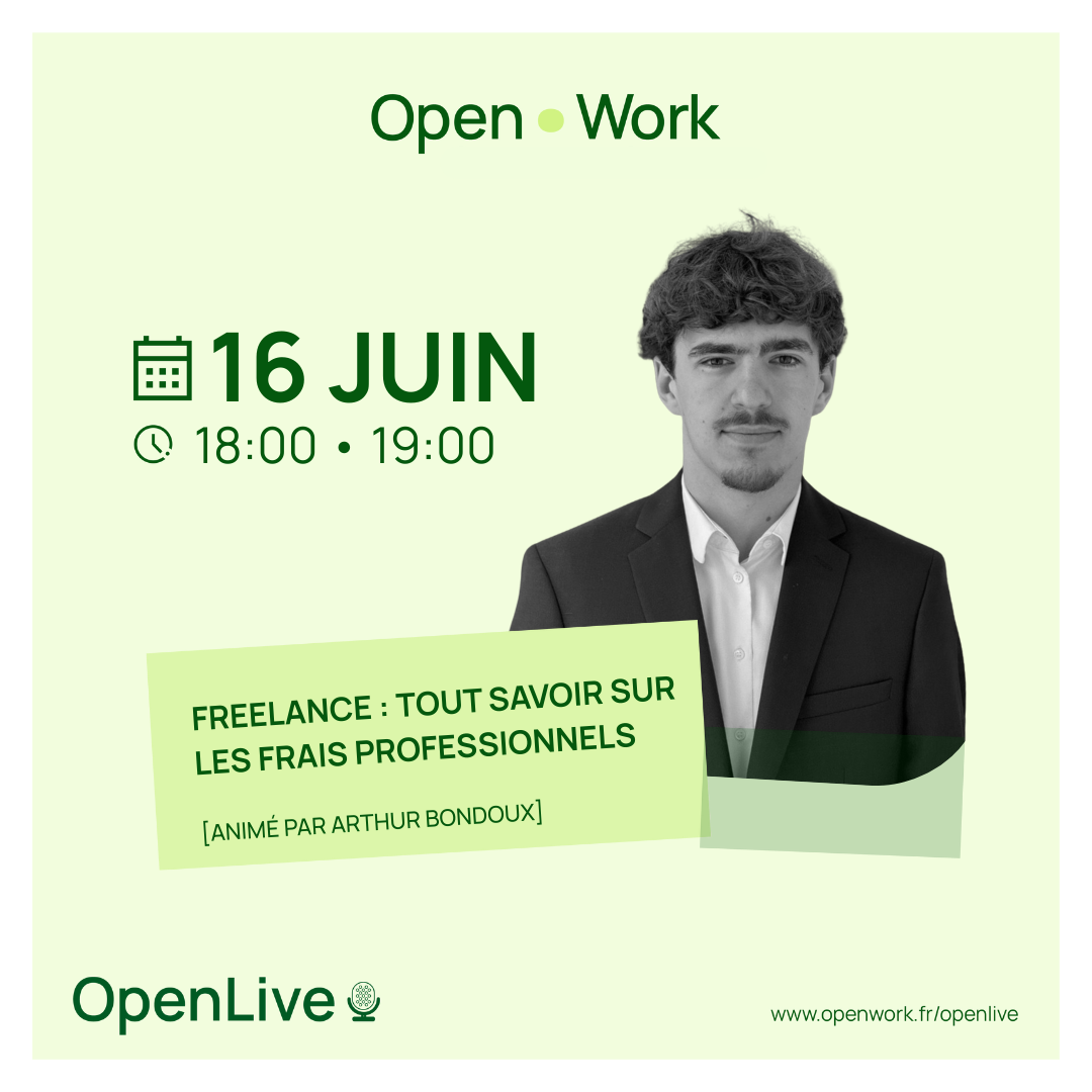 OpenLive Freelance : tout savoir sur les frais professionnels