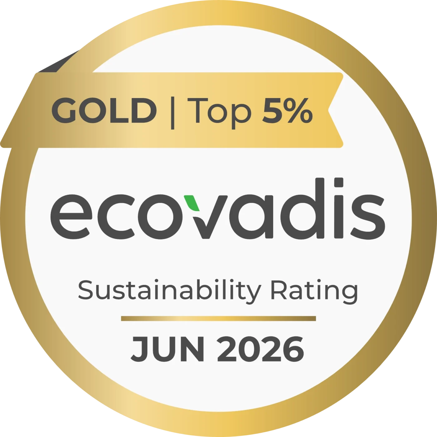 Label Ecovadis Gold obtenu par OpenWork pour son engagement durable en gestion climatique et environnementale