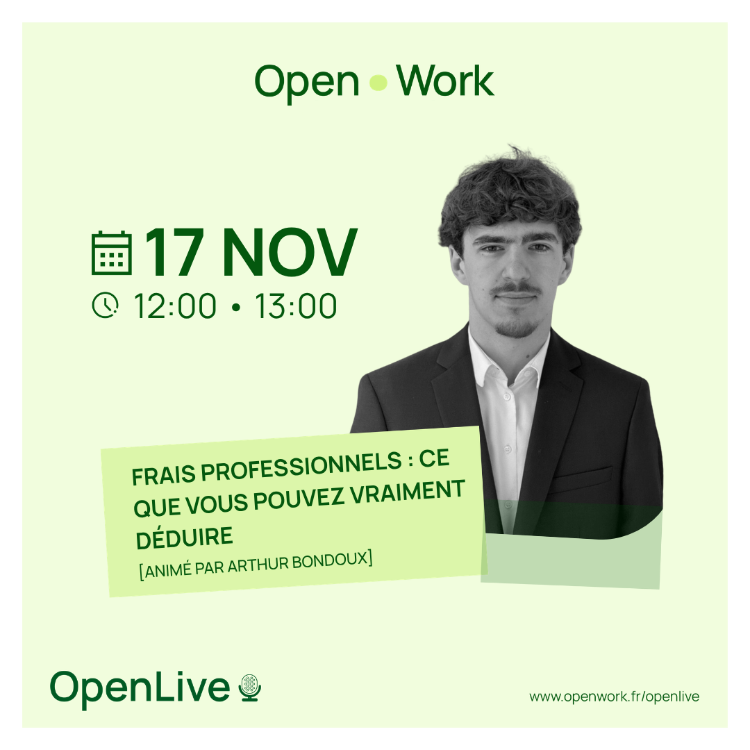 OpenLive Frais professionnels : ce que vous pouvez vraiment déduire